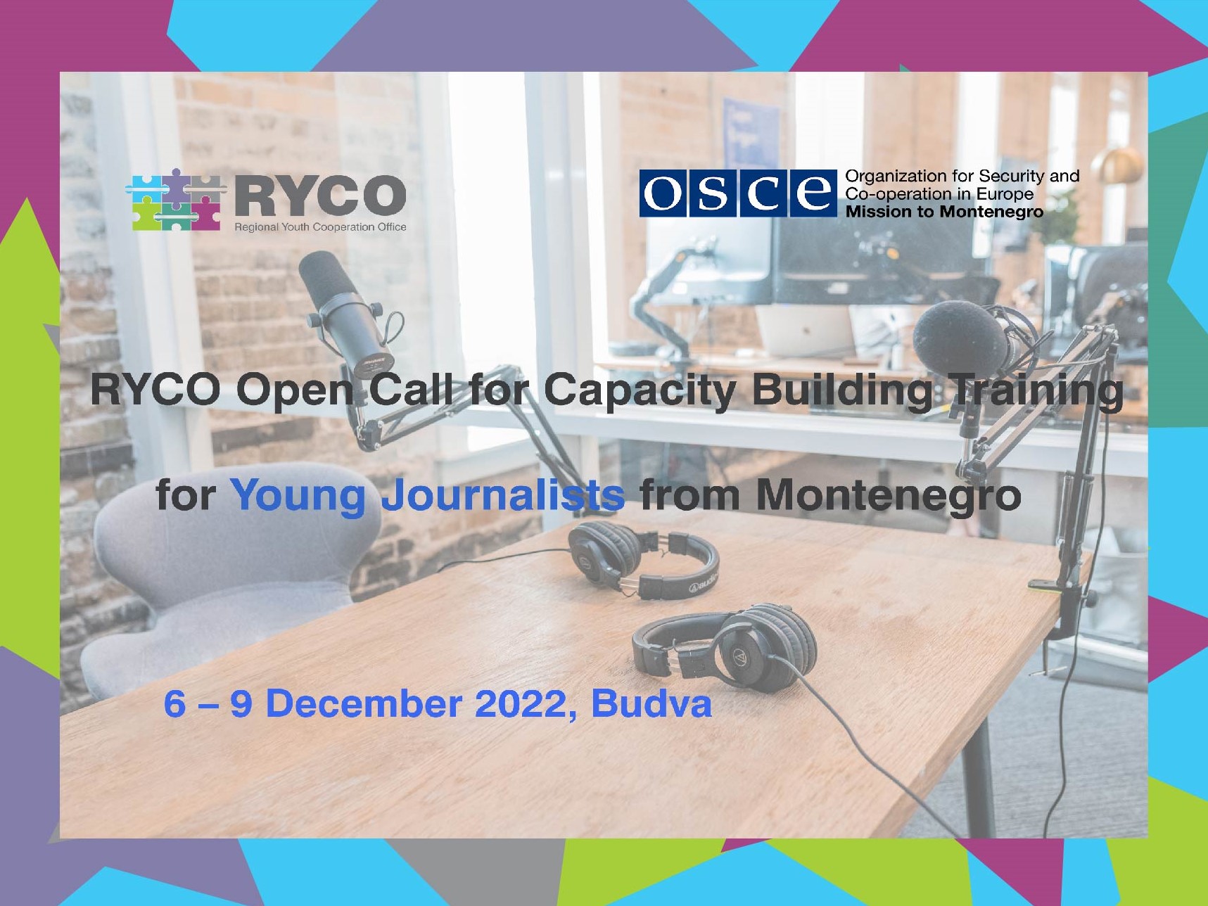 RYCO Open Call for Capacity Building Training for Young Journalists from Montenegro